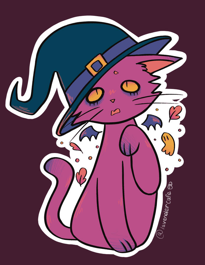 Witch Hat Cat