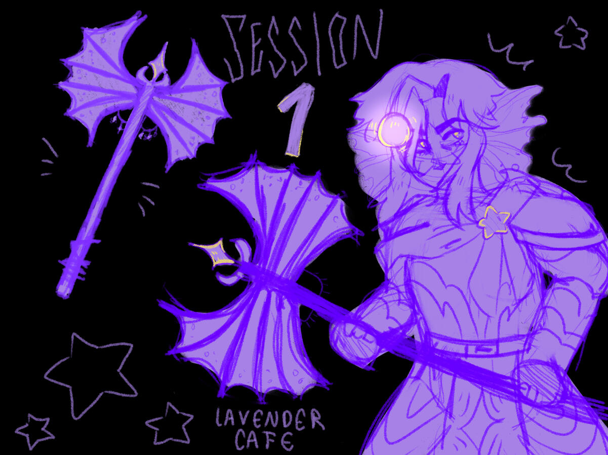 Asra (DND Character) Sketch Page