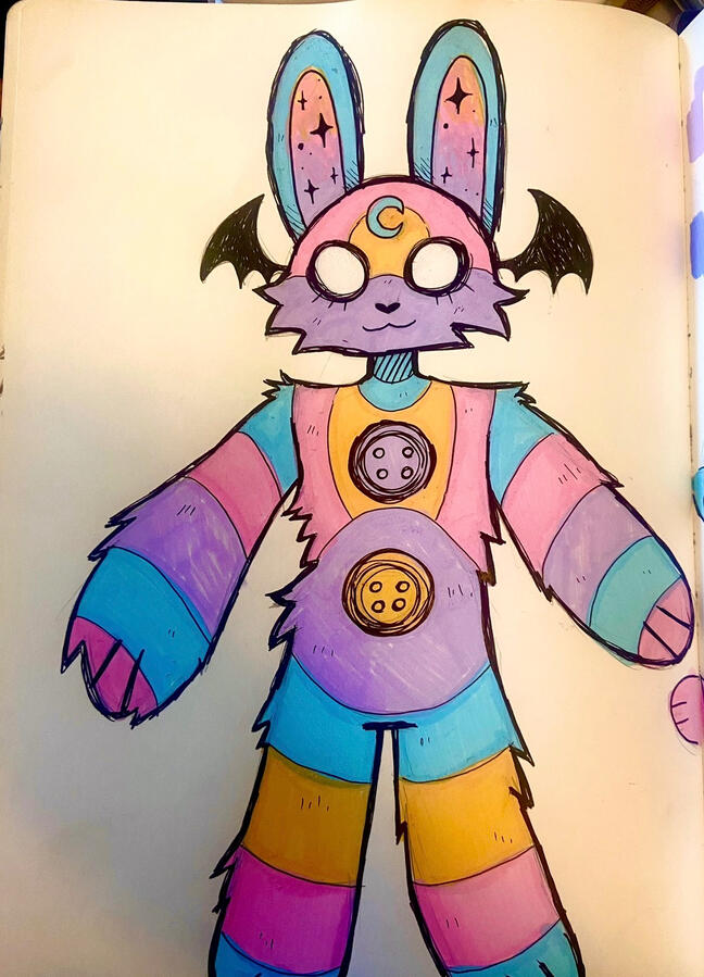 Pastel Goth Character Concepts